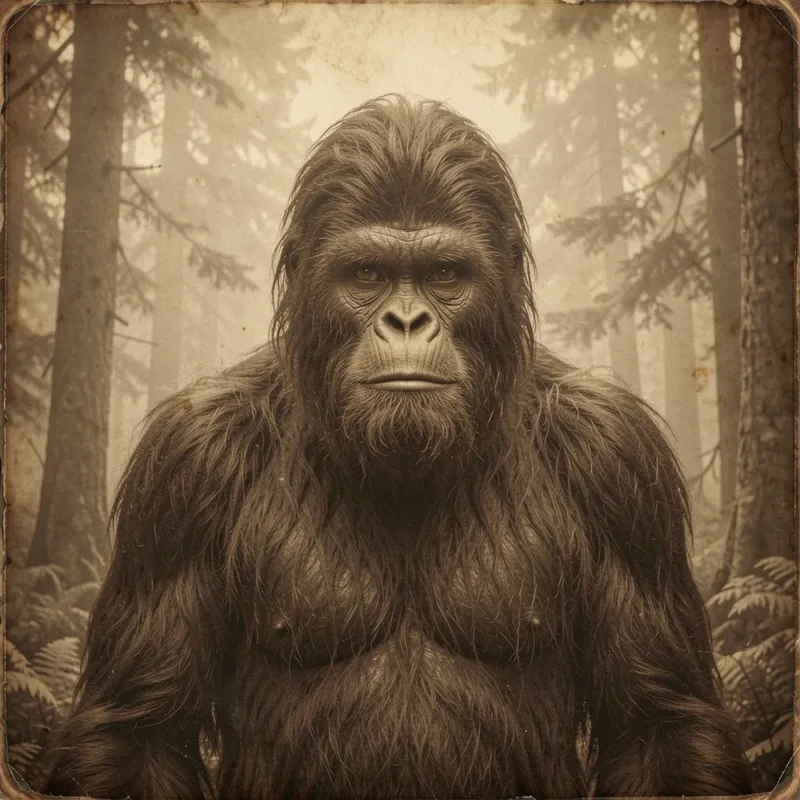 Evidence photo of Bigfoot